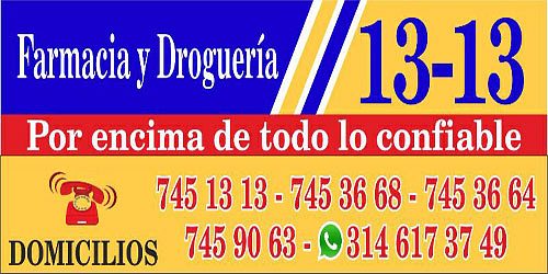 FARMACIA Y DROGUERIA 13-13