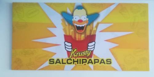 Comidas Rápidas Krusty Salchipapas