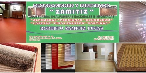 DECORACIONES Y RIBETEADO ZAMITIZ