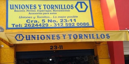 UNIONES Y TORNILLOS