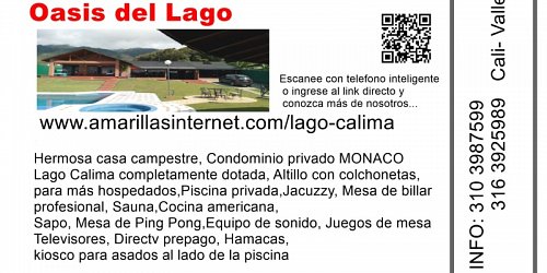 Alquilo Casa Amoblada Piscina Lago Calima