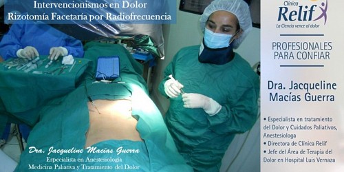 Dra. Jacqueline Macias Guerra-Tratamiento del Dolor