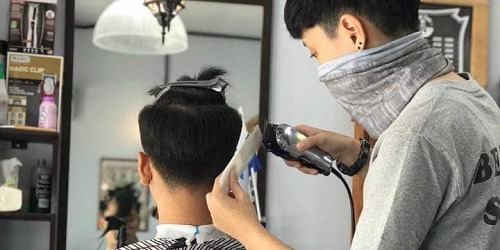 Full Cuts Barber ตัดผมชาย สไตล์วินเทจ ออกแบบทรงผม ชลบุรี