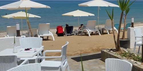 White Beach Bar Acharavi Corfu
