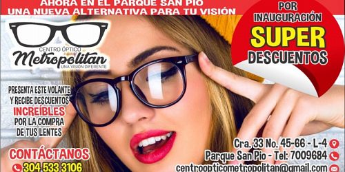 Centro Optico Metropolitan Optica Bucaramanga