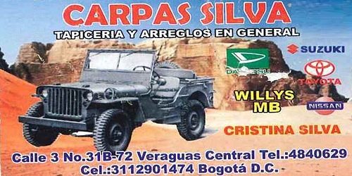 CARPAS PARA CAMPEROS SILVA