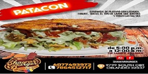 Shawar Burger Food Truck con sabor Venezolano en Orlando