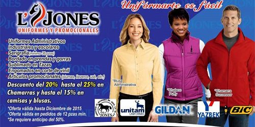 L'JONES Uniformes y promocionales
