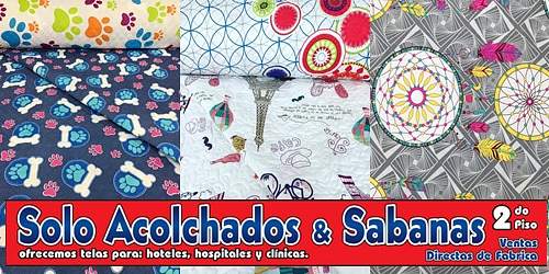 SOLO ACOLCHADOS Y SABANAS