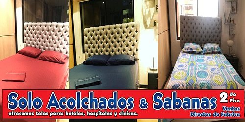 SOLO ACOLCHADOS Y SABANAS