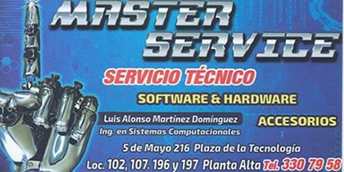 Reparación de Laptops y PC´s en León MASTER SERVICE