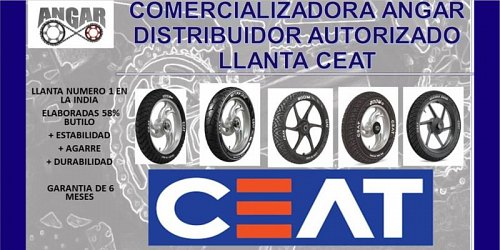 Llantas Moto Suroriente Cali, Comercializadora Angar