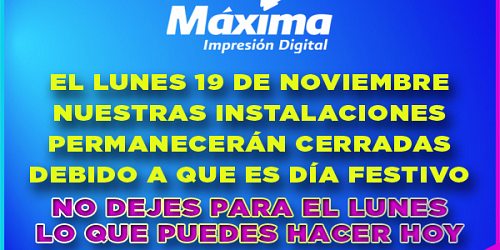 Maxima Impresion Digital 