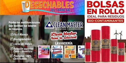 Limpieza, San Andrés, Desechables del Caribe Sai